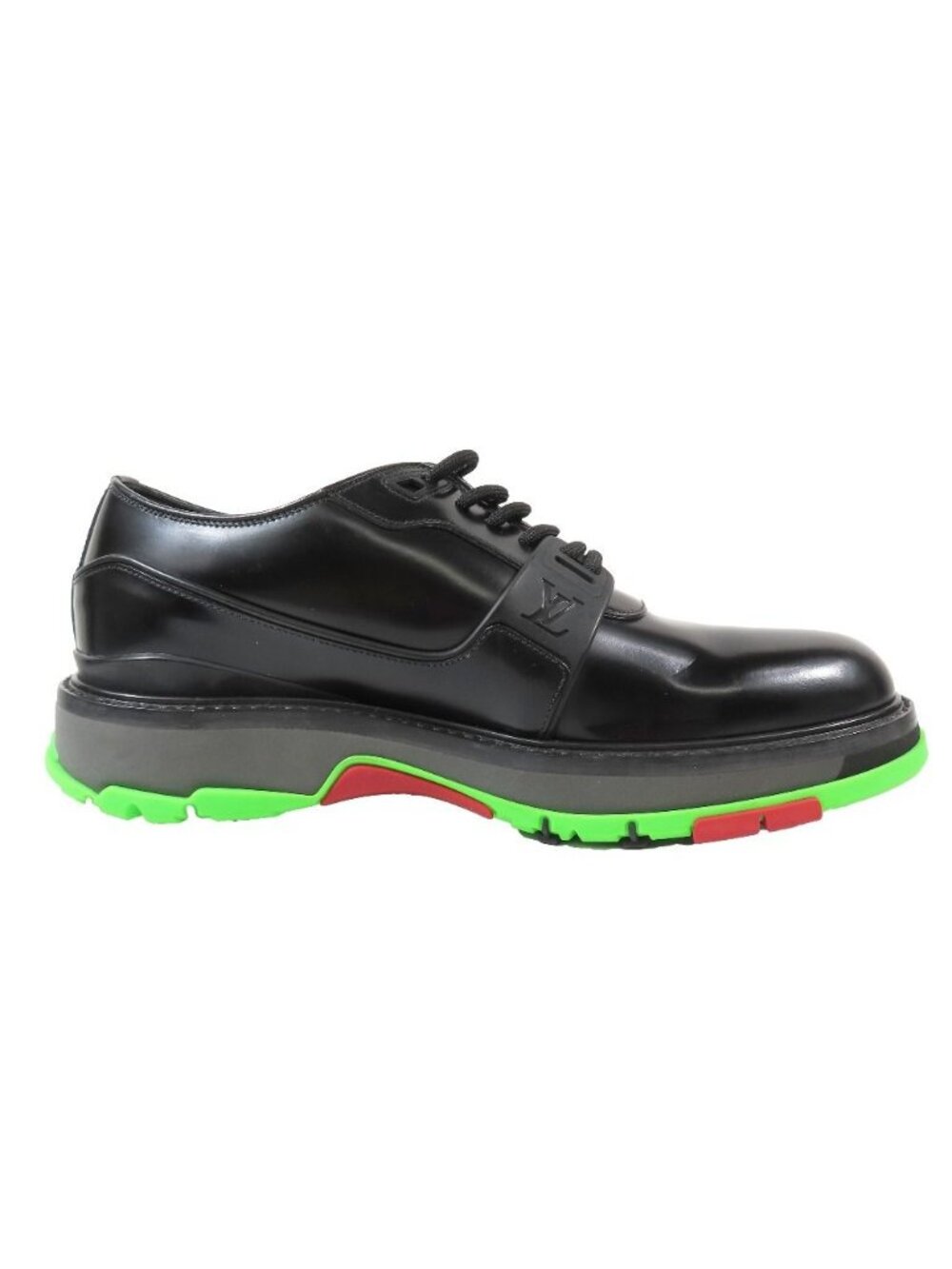 Louis Vuitton LV Fusion Davy Leather Shoes Lace Up Monogram Sole LV - Picture 2 of 9